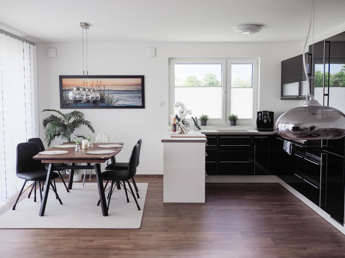 Moderne Ferienwohnung Mit Seeblick & Terrasse 96Qm 大雷申 外观 照片