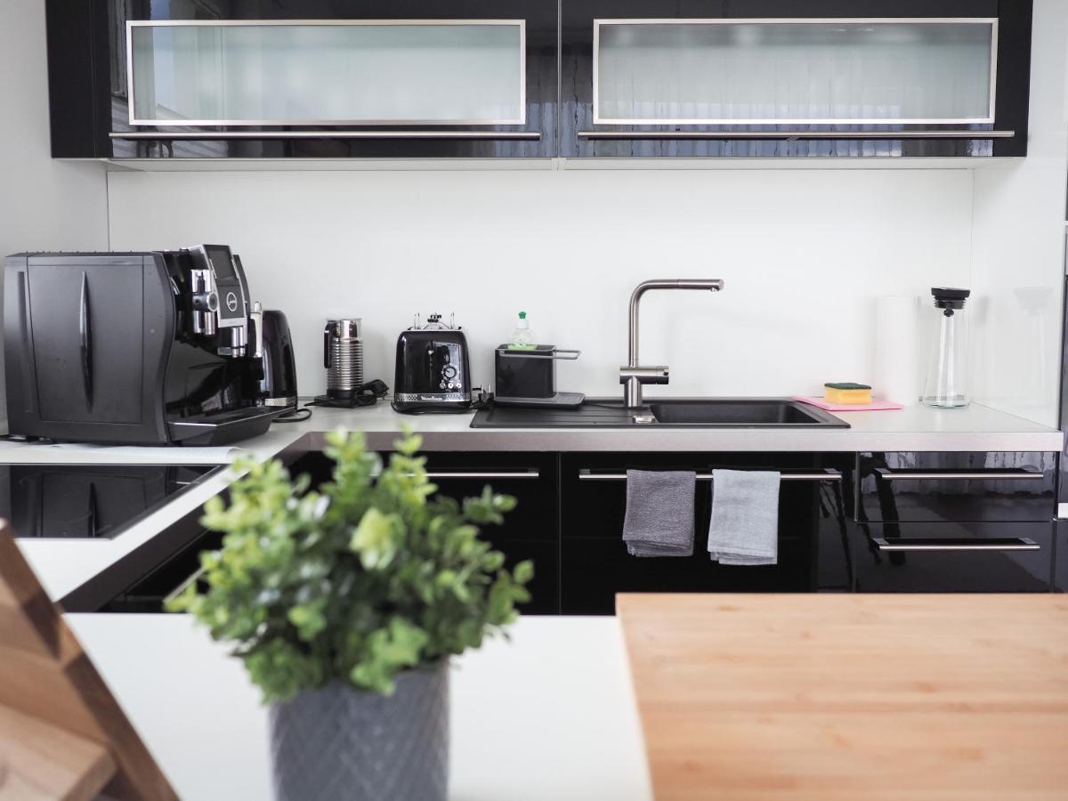 Moderne Ferienwohnung Mit Seeblick & Terrasse 96Qm 大雷申 外观 照片